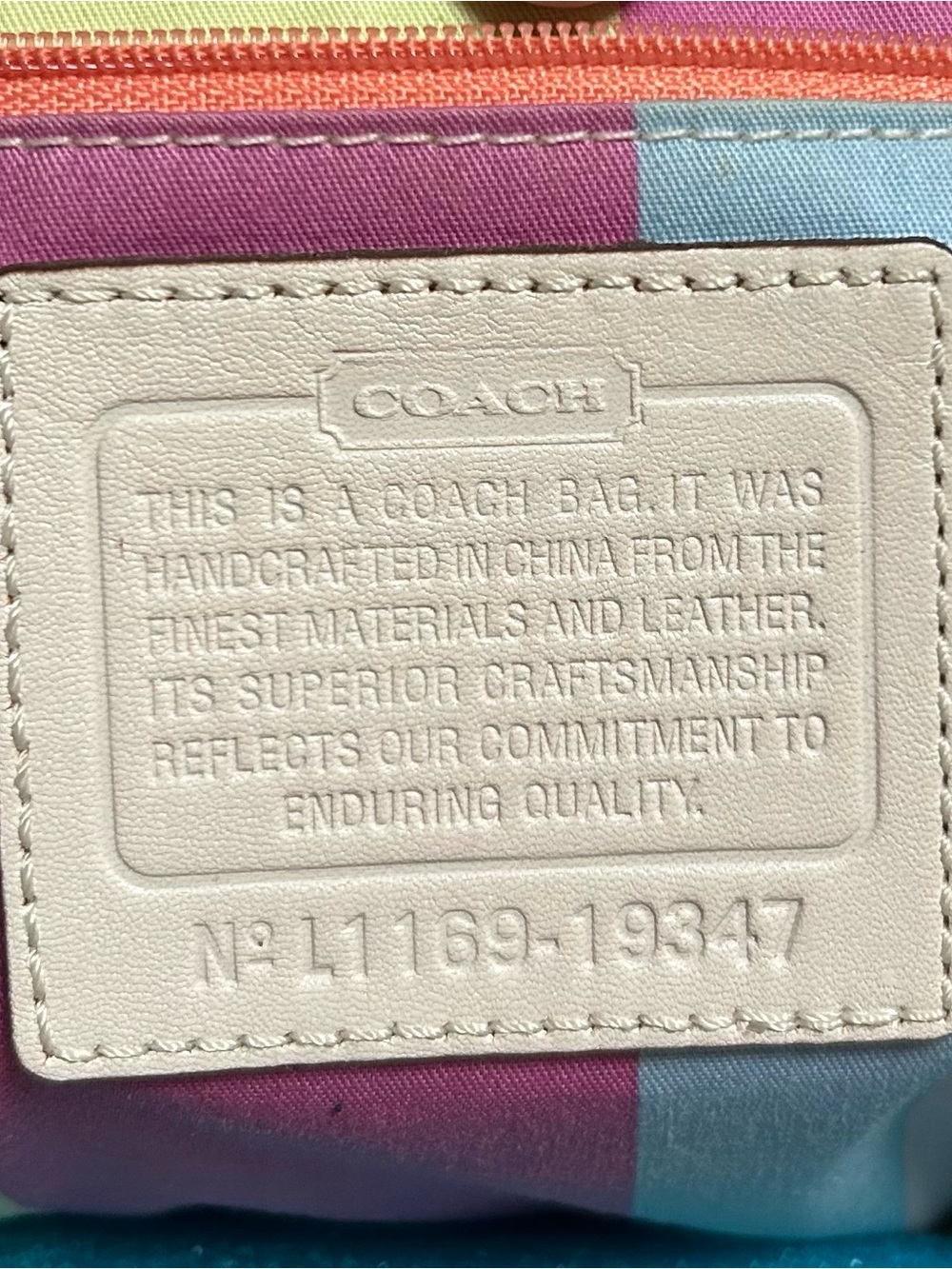 Coach Straw Tote Bag in Natural/White Leather and Flower Appliqué 19347 Hamptons - Picture 13 of 14